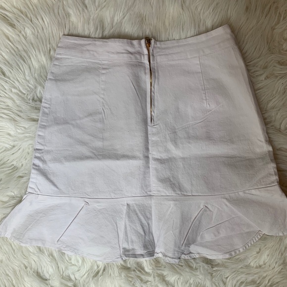 White mermaid denim skirt - Picture 4 of 5